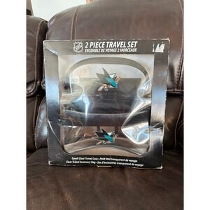 2019  NHL San Jose Sharks 2-piece travel set. New